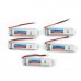 5X Eachine 3.7V 200mah 30C Lipo Battery With Charger for Blade Inductrix Tiny Whoop RC Drone