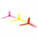 10 Pairs Kingkong 5040 5x4x3 3-Blade CW CCW Clear Single Color Propellers for FPV Racer