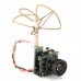 Super Mini Light AIO 5.8G 48CH 25mW VTX 520TVL 1/4 Cmos FPV Camera PAL/NTSC for QX90 QX95 E010