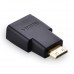 Mini HDMI Male C Type to HDMI Female A Type Adapter Support HD 1080P HDMI V1.4 For FPV Goggles