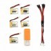 5PCS Eachine E010 E010C 3.7V 150MAH 45C Upgrade Battery USB Charger Set RC Drone Spare Parts