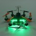 Eachine EX120 120mm With 800TVL FPV Camera F3 EVO Brushed LED Buzzer Racing Drone