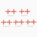 5 Pairs Eachine 2035 50mm 4 Blade Propellers ABS For Eachine Aurora 90 100 Mini FPV Racer 