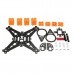 WX110 110mm X structure 1.5mm Brushless Carbon Fiber Frame Kit 