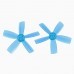 10 Pairs Racerstar 1935 50mm 5 Blade Racing Propeller 1.5mm Mounting Hole For Micro FPV Frame