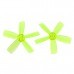 10 Pairs Racerstar 1935 50mm 5 Blade Racing Propeller 1.5mm Mounting Hole For Micro FPV Frame