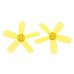 10 Pairs Racerstar 1935 50mm 5 Blade Racing Propeller 1.5mm Mounting Hole For Micro FPV Frame