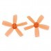 10 Pairs Racerstar 1935 50mm 5 Blade Racing Propeller 1.5mm Mounting Hole For Micro FPV Frame