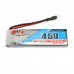 Gaoneng GNB 3.7V 450mAh 1S 80/160C Lipo Battery White Plug