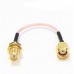 6PCS 60mm Low Loss Antenna Extension Cord Wire Fixed Base for Antenna SMA RP-SMA