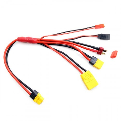 5 In 1 XT60 Plug Battery Charging Connect Cable For ISDT SC-608 SC-620 ...