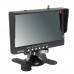 5.8G 40CH 7 Inch 16:9 4:3 Switchable Auto Search TFT LED FPV Monitor Built-in Battery