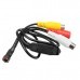3.6mm 1200TVL 1/4 COMS PAL/NTSC Night Vision Mini FPV Camera IR Sensitive w/ Audio