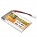 4X ZOP Power 3.7V 1S 550mAh 45C Lipo Battery White Plug