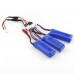 JJRC 3 In 1 7.4V 450MAH 35C Lipo Battery Set With Charging Convert Cable For Emax Babyhawk FPV Racer