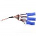 JJRC 3 In 1 7.4V 450MAH 35C Lipo Battery Set With Charging Convert Cable For Emax Babyhawk FPV Racer