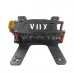 46g 133mm Wheelbase 3K Carbon Fiber FPV Racing Frame with LED Buzzer 