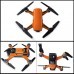 Waterproof Carbon Fiber Stickers Full Body with Batteries Decal Skin Cover Protector For DJI Spark
