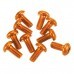 40PCS 7075 M3*6 M3*8 M3*10 M3*12 Screws for FPV Racer Purple Red Blue Gold Green Orange