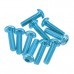 40PCS 7075 M3*6 M3*8 M3*10 M3*12 Screws for FPV Racer Purple Red Blue Gold Green Orange