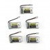 5PCS Eachine E010 E010C E011 E013 3.7V 260MAH 45C Lipo Battery USB Charger Sets