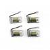 4PCS Eachine E010 E010C E011 E013 3.7V 260MAH 45C Libo Battery Charger Sets