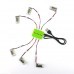 6PCS Eachine E010 E010C E011 E013 3.7V 260MAH 45C LIPO Battery Charger Sets
