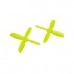 10 Pairs Kingkong 2045 51.6mm 4-blade Propeller CW CCW 1.5mm Mounting hole Bright Green and White