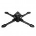 Realacc Dark Warrior 210mm Wheelbase 4mm Arm Carbon Fiber FPV Racing Drone Frame Kit 83g