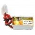 4 X ZOP Power 11.1V 400mAh 3S 50C Lipo Battery JST Plug
