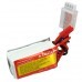 4 X ZOP Power 11.1V 400mAh 3S 50C Lipo Battery JST Plug
