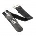1PC RJX Non-Slip Rubberized Alloy Buckle Straps for Batteries and Electronics