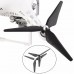 1 Pair 9450 Carbon Fiber Propellers Self-locking 3-Blade Props for DJI Phantom 2 Phantom 3 RC Drone