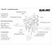 DALRC Title X212 212mm Wheelbase 4mm Arm Carbon Fiber FPV Racing Frame Kit w/ Buzzer LED Board 97g