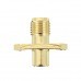 MA-KFD 5mm Flange Terminal Connector RP-SMA Female 2 Hole Square Plate Panel Straight For Coaxial Ca