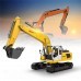 DOUBLE EAGLE E561-001 1/16 17Channel Construction Tractor Alloy 3 In 1 Excavators Remote Control Car Toys
