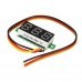 0.28 Inch Mini Digital Voltage Checker DC 0-100V 3 Cables with Protection 