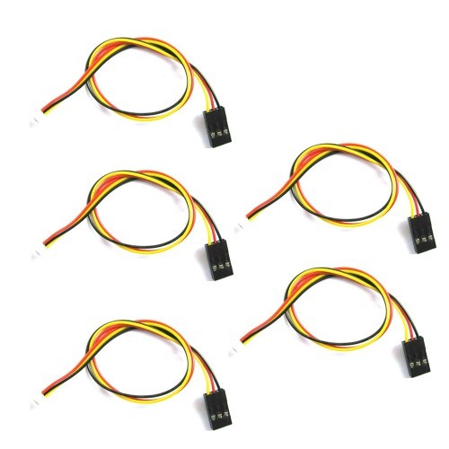 5 PCS 20cm 1.25mm Molex Pico to TJC8 2.54mm DuPont 3P 3 Pins Connecting