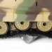 Henglong 3888A -1 1/16 2.4G German Tiger King Henschel Rc Battle Tank Smoking Sound Plastic One Toys