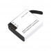 3.85V 1200mah Li-ion Battery+5V Voltage Dual Battery Charger for Hawkeye Firefly 8s Action Camera
