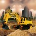 Double Eagle E571-003 1/26 2.4G 8CH 35cm Rc Car Engineering Excavator Truck Model Machinery Toy