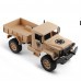 Wltoys 124302 1/12 2.4G 4WD 45cm 390 Bruhed Rc Car 4.5kg Load Off-road Military Truck RTR Toy