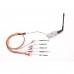 Lawmate 50cm JST-PH 2.0mm Dupont 2.54mm 4P 1007#24 Silicone Cable Wire For FPV AV Transmitter