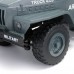 MZ YY2004 2.4G 6WD 1/12 Military Truck Off Road Remote Control Car Tracks Crawler 6X6 Toys