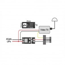 4S Lipo to 12V Linear Voltage Regulator Regulate Module BEC For FPV Video Transmitter & Camera