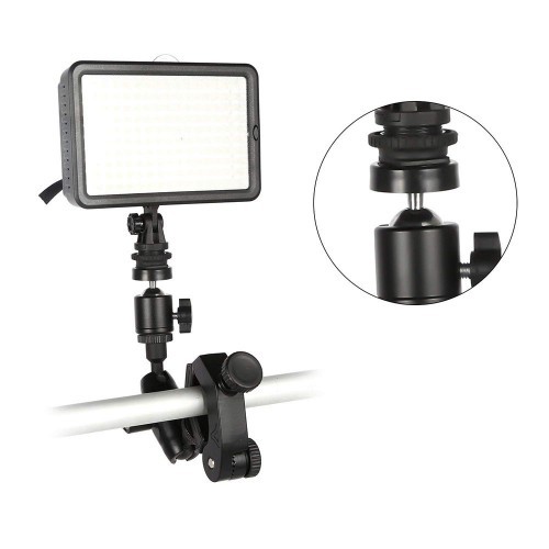 Universal 1/4 Inch Screw Mini Ball Head Flash Bracket Holder Mount For
