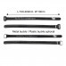 4Pcs RJXHOBBY 10mm Non-Slip Silicone Metal Plastic Buckle Battery Strap for RC Racing Drone