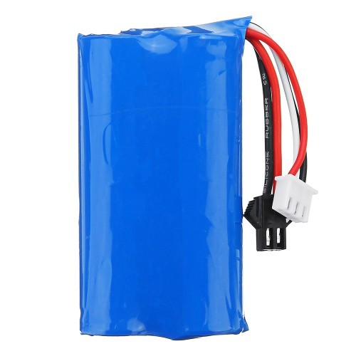 HS 18650 7.4V 1200mAh 25C 2S Li-ion Battery Anti-Reverse Plug for 18301 ...