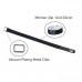 2Pcs RJXHOBBY 100-400mm Non-slip Silicone Battery Straps Metal Buckle Black for Lipo Battery