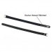 2Pcs RJXHOBBY 100-400mm Non-slip Silicone Battery Straps Metal Buckle Black for Lipo Battery